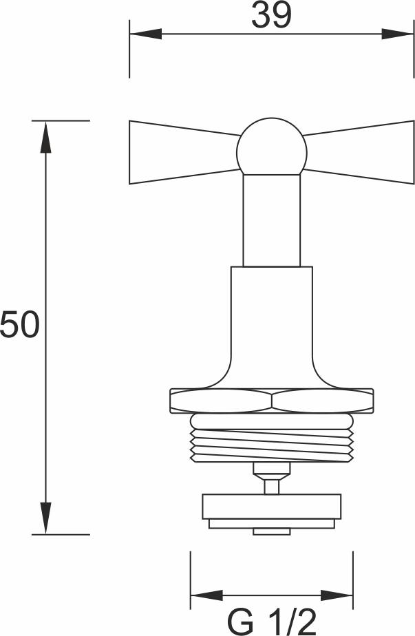 Nadogradnja za baštensku slavinu 1/2"   CF2005
